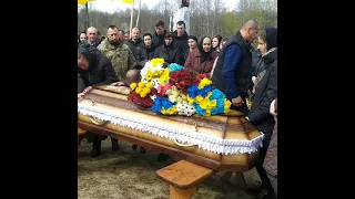 Поховання Героя - майора 14 ОМБр ім. Романа Великого Сергія Токарчука, уродженця с. Бучин