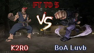 [TEKKEN 7] K2RO (AKUMA) vs BoA Luvb (Kazuya)