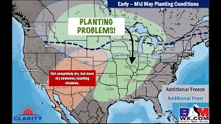 Weather Yield with Michael Clark: Wet Pattern Persists in May & Significant Summer Heat Threats