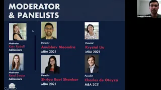 MIT Sloan: MBA Student Panel 2020