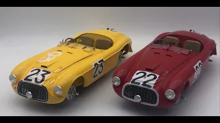 Building MFH 1/12 Ferrari 166MM 1949 Le Mans 24H : Step 21 Complete