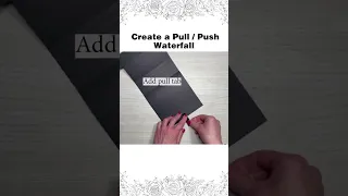 Create a Pull Waterfall | Part 2 Interactive Mini Album #shorts