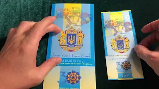 Новинка !!! Сувенирная банкнота Украины 30 гривен 2021 года в буклете.