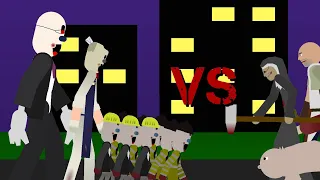 Boris,Rod,Mini Rods Vs Evil Nun,Mr Meat,Mr Meat Pet Pig-Sticknodes Animation- The title Is Long Lol.