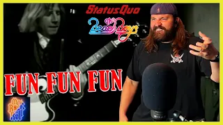 A Well Place Saxophone! | Status Quo and The Beach Boys 'Fun Fun Fun' (Official Video) | REACTION
