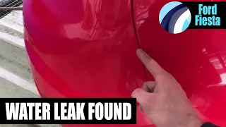 Ford Fiesta 2015 | Leaking with wet carpets | #FiestaWaterLeaks