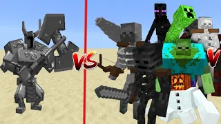 Ferrous Iroughtnaut vs Mutant Mobs Is MInecraft Mob Battle