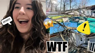 I’M BACK! + a tree fell on our house, pole fitness, and mom stuff!