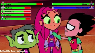 Teen Titans Go! To the Movies (2018) Final Battle with healthbars 2/2