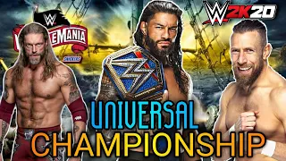 wwe 2k20🔥 Roman Reigns vs Edge vs Daniel Brayn || Universal Championship match ||