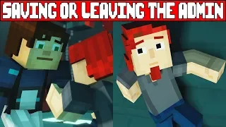 Saving or Abandoning The Admin/Romeo MINECRAFT STORY MODE SEASON 2 EPISODE 5 (Season Finale)