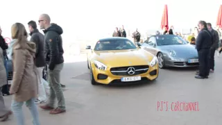 Mercedes AMG GT S - HARD acceleration & cold start-up & idle