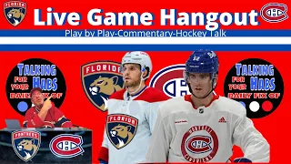 Montreal Canadiens vs Florida Panthers - Talking Habs Live NHL Game Hangout 03/24/22