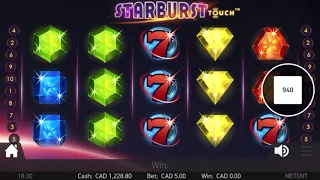 Starburst incredible run..... must see!!