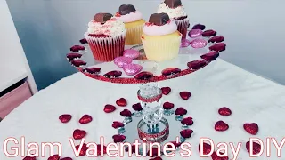 Valentine's Day diys/#valentinesday #decoration #dollartreediy #glam