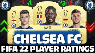 FIFA 22 | CHELSEA PLAYER RATINGS PREDICTIONS!! FT. KANTE, WERNER, MOUNT ETC... (FIFA 22 RATINGS)