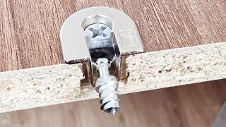 Exzenter-Verbinder inkl. Einschraubdübel | Schrank bauen | Must-Have für jeden Möbelbauer | DIY