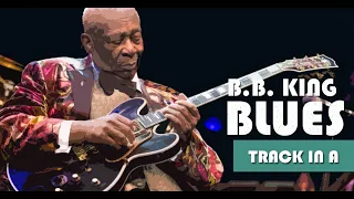B.B. King Style Slow Blues Guitar Backing Track Jam in A