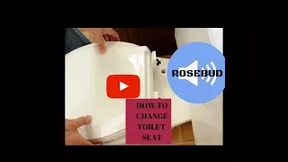 How to remove toliet seat quick and easy. Toilet seat removal Easy