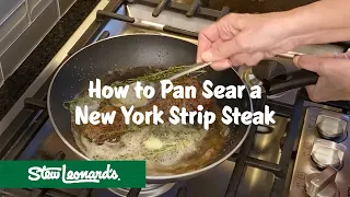 How To Pan Sear A New York Strip Steak