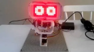 Robot eyes with Arduino, LED matrix and MAX7219