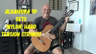 Alhambra 9P CW E8 Changes String Tension and many tips about Classical Guitars and Nylon Strings