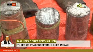 THREE UN PEACEKEEPERS  KILLED IN MALI