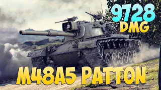 M48 Patton - 6 Frags 9.7K Damage - Prince of Mountains! - World Of Tanks