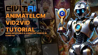 Make AMAZING AI Animation with AnimateLCM!  // Civitai Vid2Vid Tutorial