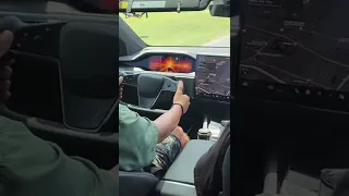 Drag Mode in Tesla X Plaid! It hurts everytime!