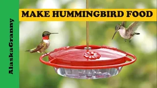 How To Make Hummingbird Food - DIY Hummingbird Food Recipe