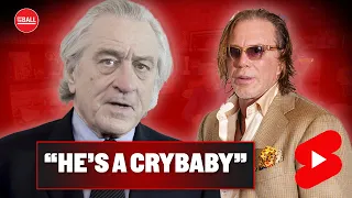 Mickey Rourke on Robert De Niro - 'He's a b**ch and a crybaby' | #shorts