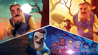 Привет сосед закрыл соседа в лестнице Hello neighbor locked neighbor in the stairs