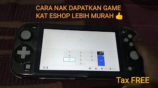 Nintendo Switch Cheapest Eshop Store you can get (Tax Free) (Eshop Games paling murah) Malaysia