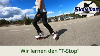 How To T-Stop On Inline Skates - The Most Detailed Video Tutorial - How To Stop On Inline Skates #03