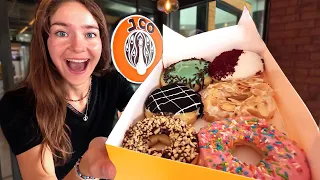 First Time Trying J.CO DONUTS in Indonesia 🇮🇩 BEST DONUTS in the World?