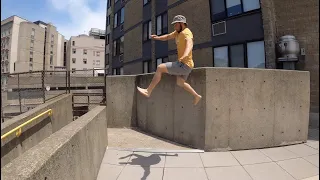 BAREFOOT PARKOUR in BOSTON 🇺🇸