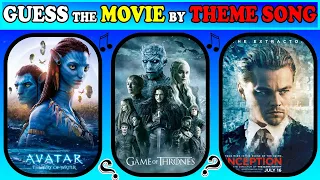 Guess the Movie by theme song | Movie Quiz | avatar, inception, game of thrones | song quiz