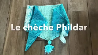 J'apprends à tricoter LE Chèche By Phildar FACILE en point mousse!