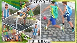 TUTORIAL Como fazer KIT para JOGADOR DE FUTEBOL | Traves de madeira | coletes COPA DO MUNDO 2018