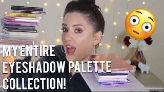 MY EYESHADOW PALETTE COLLECTION! LUXURY HIGH END & AFFORDABLE!