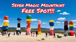 FREE SPOT TO CHILL @ SEVEN MAGIC MOUNTAINS IN LAS VEGAS!