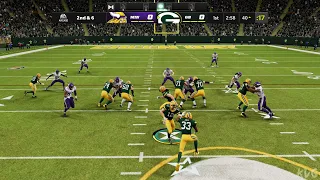 Madden NFL 22 - Minnesota Vikings ​vs Green Bay Packers ​- Gameplay (PS5 UHD) [4K60FPS]