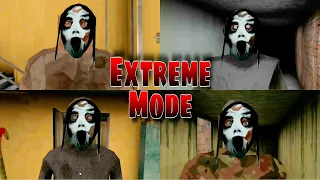 The Twins Extreme Mode With Granny And Grandpa All Escape Routes Unlocked Using Slendrina's Mask