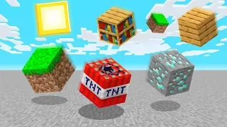 What if all Minecraft blocks just fell from the sky...?