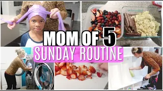 MY SUNDAY ROUTINE AS A STAY AT HOME MOM OF A LARGE FAMILY // HOW I PREP MY KIDS FOR THE WEEK