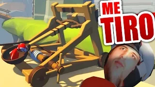 ME CATAPULTO!!! ¿...QUÉ PASARÁ? | Human Fall Flat