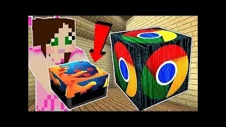 PopularMMOs Pat And Jen Minecraft: LUCKY BLOCK PROGRAMS!! (GOOGLE, FIREFOX, & VIRUSES!) Mod Showcase