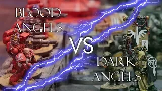 8th Edition 40k Battle Report   Blood Angels vs  Dark Angels   2000 Points