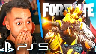 REACCIONANDO A FORTNITE EN PS5 - TheGrefg